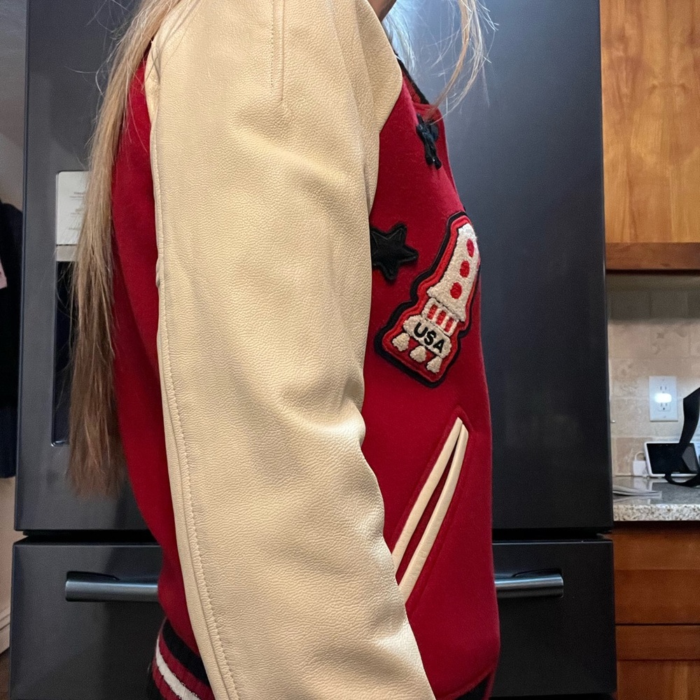Coach Wool Leather Varsity Jacket RARE! - Picture 13 of 13